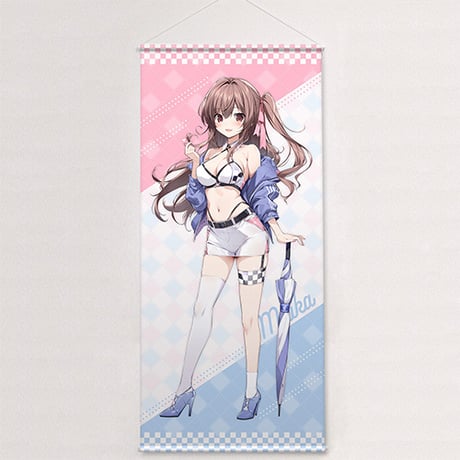 karory先生　描き下ろし特大タペストリー （蒼海舞香／レースクイーン）