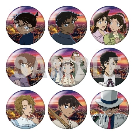 劇場版 「名探偵コナン 100万ドルの五稜星」 トレーディング 缶ミラー (本ポスター) BOX