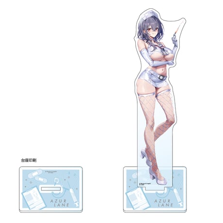 アズールレーン　描き下ろし特大アクリルスタンド （ピッツバーグ／ナース）