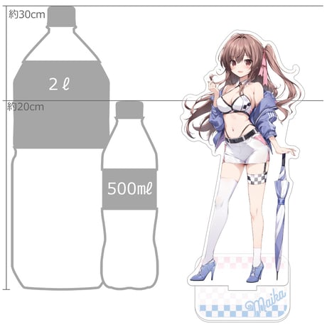 karory先生　描き下ろし特大アクリルスタンド （蒼海舞香／レースクイーン）