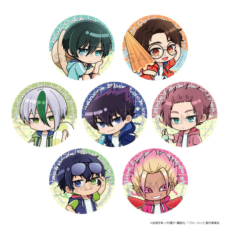 ブルーロック　トレーディング缶バッジBOX （バカンス2／ver.B）7個入り
