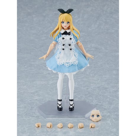 figma Styles 女性body(アリス)with ワンピース+エプロンコーデ
