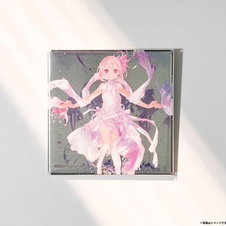 abec/BUNBUN 20th Exhibition CHARACTERS メタリックスクエア缶バッジ『結城友奈は勇者である』