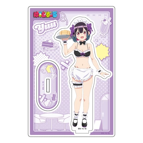 ばっどがーる　描き下ろしアクリルスタンド （優谷優／メイド水着）