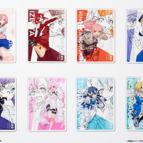 abec/BUNBUN 20th Exhibition CHARACTERS トレーディングアクリルカード Ver.B