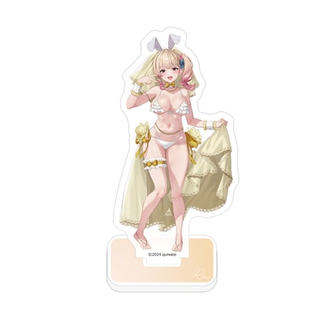 バニーガーデン　描き下ろしアクリルスタンド （凜／バニーウエディング水着）