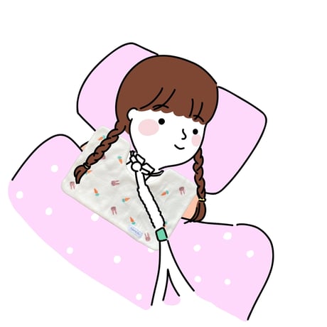 あったか前掛け　うさぎ