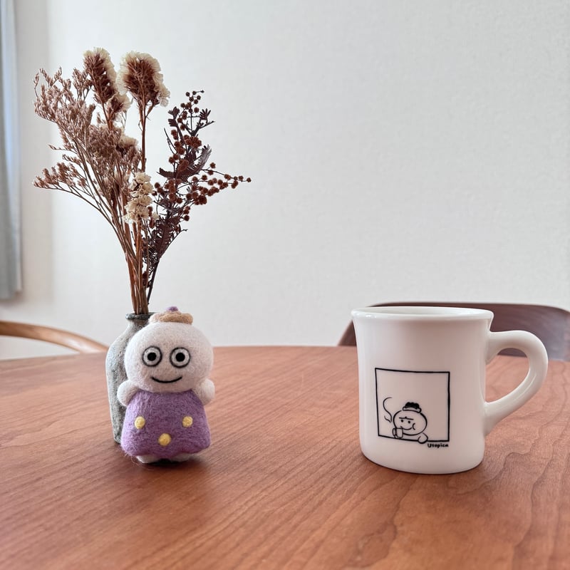 イリス 羊毛フェルト 高さ約10cm ぬいぐるみ | Utopica