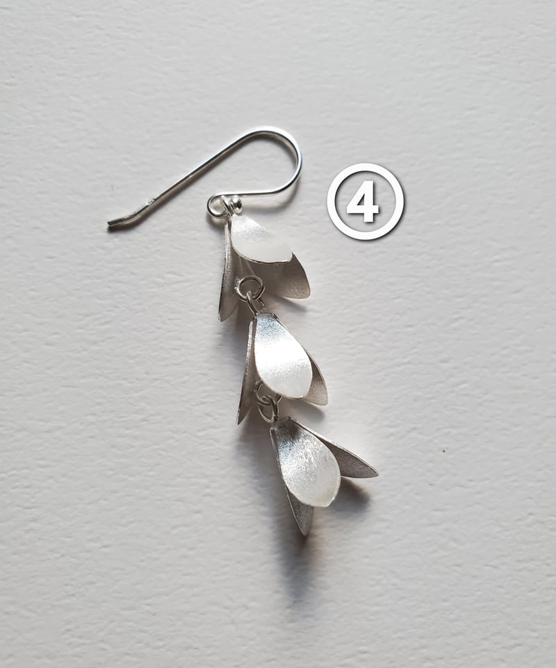 kaju/植物モチーフのピアス5種 | kaju