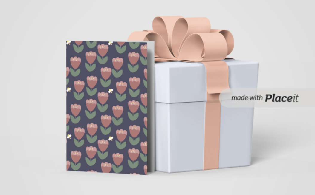 A4サイズ】ちゅちゅちゅチューリップ柄 2枚セット【ダウンロードデータ