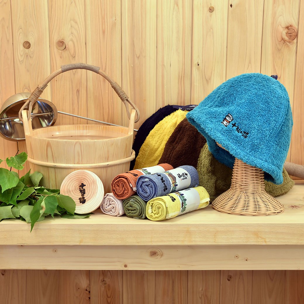 オリジナルサウナハット（十福の湯ロゴ入り） | 十福の湯オンライン