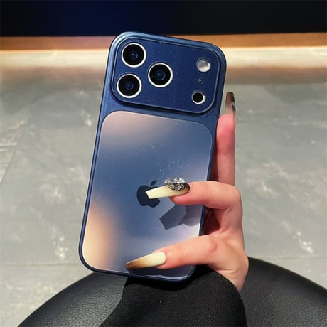 「481」iphone ガラス ケース グラデーション iphone17pro/16ケース ペア おしゃれ