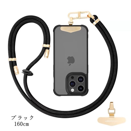 「152」iphone ショルダー ストラップ おしゃれ 全機種対応 スマホショルダー 紐 挟むだけ ホルダー＋ストラップ