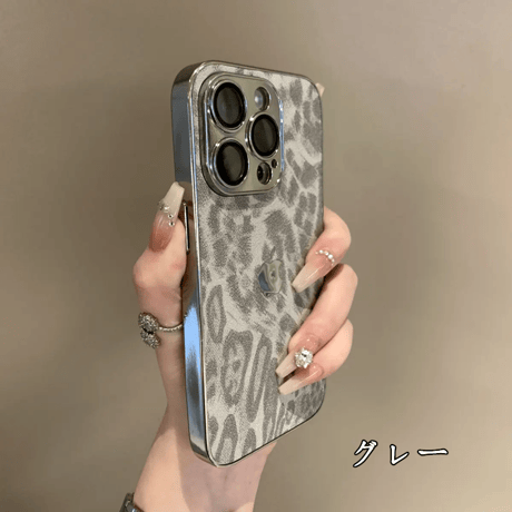 「305」iphone ヒョウ 柄 ケース カメラファイルつき iphone17pro/16 ケース おしゃれ レオパード