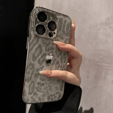 「305」iphone ヒョウ 柄 ケース カメラファイルつき iphone17pro/16 ケース おしゃれ レオパード