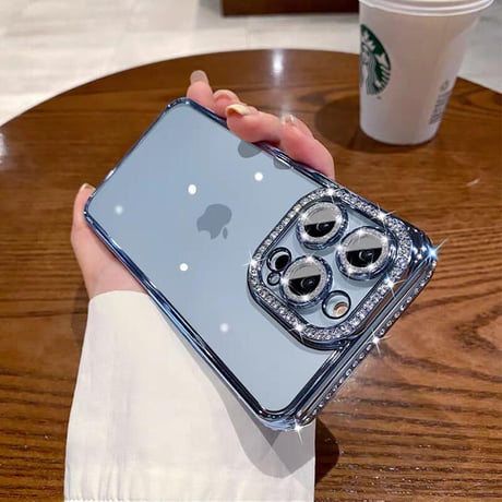「026」キラキラ iphone18pro/17pro ケース クリア カメラフィルム付き iphone16 ケース オシャレ