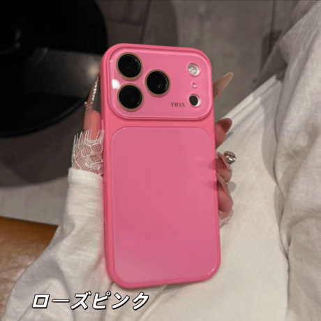 「505」iphone12~17シリーズ対応 ガラスケース黄ばまない 可愛い iphoneケース カメラ保護