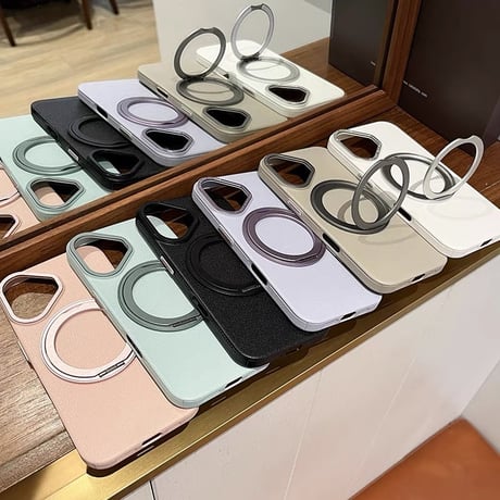 「281」iphone16/16promax magsafe 対応 ケース かわいい iphoneケース スタンド付き