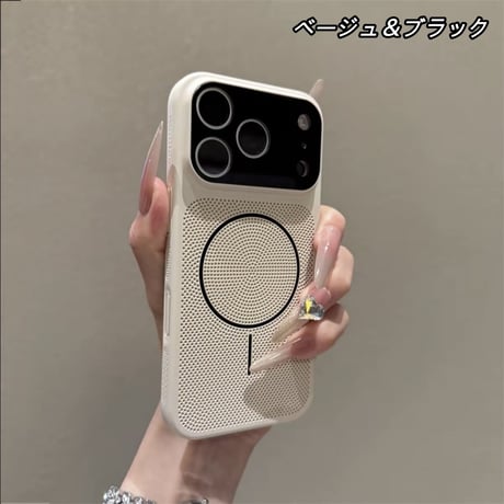 「534」カメラ保護 iphone17/16/15 ケース 放熱 iphoneケース magsafe 対応