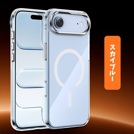 iPhoneケース購入で、サファイアカメラフィルムをプレゼント！「464」iphone17/17pro ガラスケース 薄い 軽い iphone airケース magsafe対応 おしゃれ