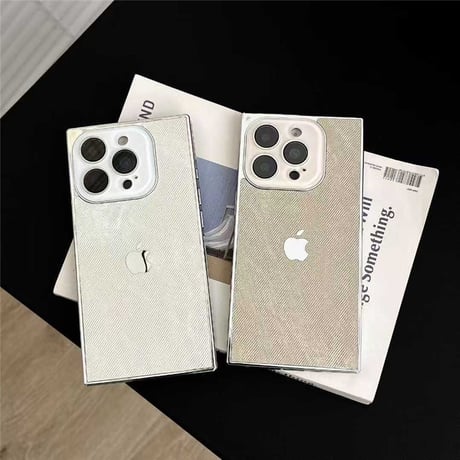 「441」iphone デニム ケース スクエア型  iphone17/16 ケース おしゃれ