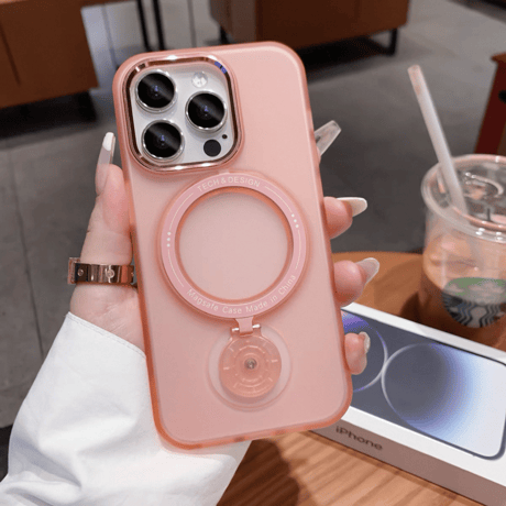 「349」マグセーフ ケース iphone17E/16pro/16E/15 ケース スタンド付き スマホケース 半 透明 おしゃれ galaxy s25/s24ケース