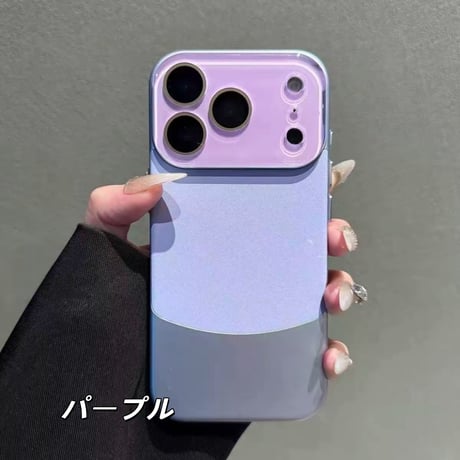 「525」カメラフィルム付き iphoneケース 薄型 スマホケース バイ カラー iphone17pro/16/15 ケース シンプル おしゃれ