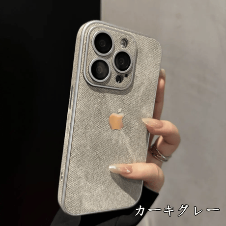 「300」デニム iphone16 ケース おしゃれ カメラ保護 iphone ケース お 揃い カップル