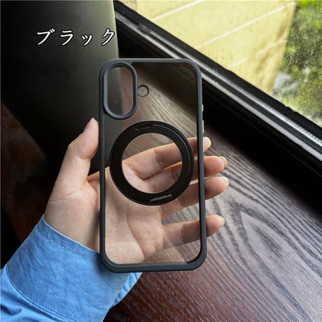 「391」多機能対応 iphone16/16pro ケース magsafeケース 360度回転スタンド 隠れストラップホール
