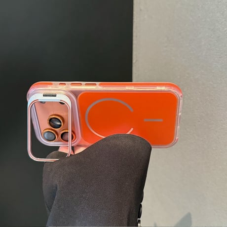 「523」magsafeケース カメラスタンド iphone お 揃い ケース シンプル おしゃれ