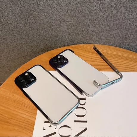 「163」スマホ バンパー ケース 枠 だけ iphone16/16pro ケース カメラまで保護