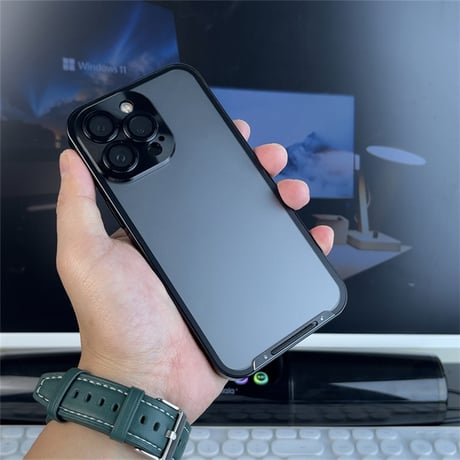 「340」半透明 iphone16pro ケース カメラフィルム付き iphone15/14 ケース 耐衝撃 おしゃれ