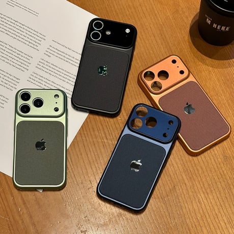 「490」magsafe対応 iphone17pro/16/15ケース カメラ保護 ファインウーブンケース