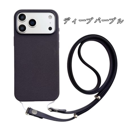 「469」iphoneテックウーブンケース ショルダー iphone17/17pro magsafe対応ケース 耐衝撃 人気