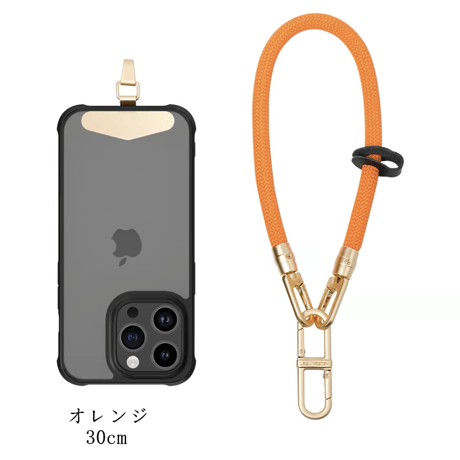 「152」iphone ショルダー ストラップ おしゃれ 全機種対応 スマホショルダー 紐 挟むだけ ホルダー＋ストラップ