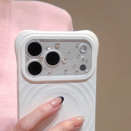 「492」カメラレンズカバー ラインストーンデコ iphone17pro/17promax カメラ フィルム 強化ガラス かわいい