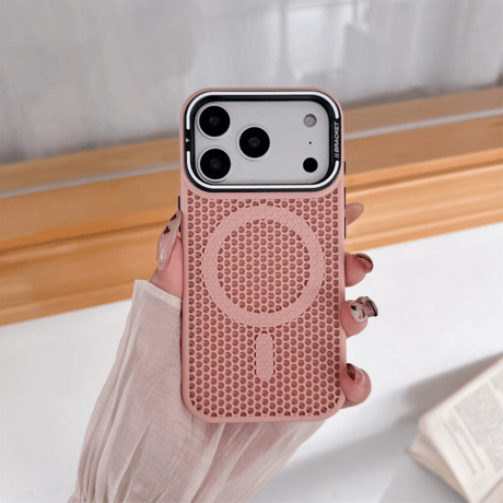 「372」iphone17/16/15 ケース 放熱 magsafe ケース iphone スタンド 付き ケース