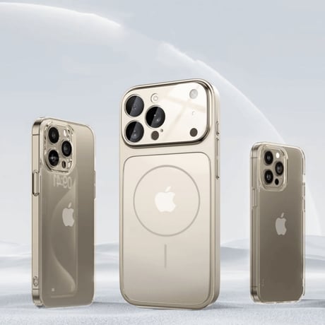 「451」iphone17pro/air ガラスケース マット質感 iphone ケース オレンジ かわいい