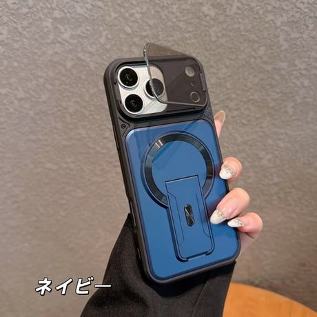 「515」iphone スタンド 付き ケース カメラ保護 magsafeケース おしゃれ