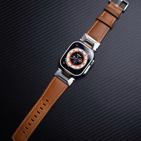 「157」アップル ウォッチ バンド 高級 メンズ apple watch7/8/Ultra バンド レザービジネス