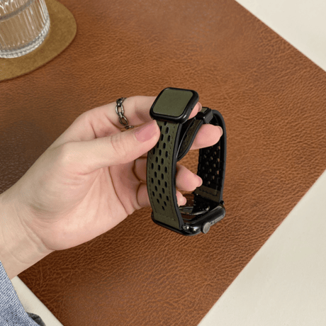 「216」apple watch Series 10/11 バンド 蒸れ ない アップルウォッチバンド マグネット 男女兼用