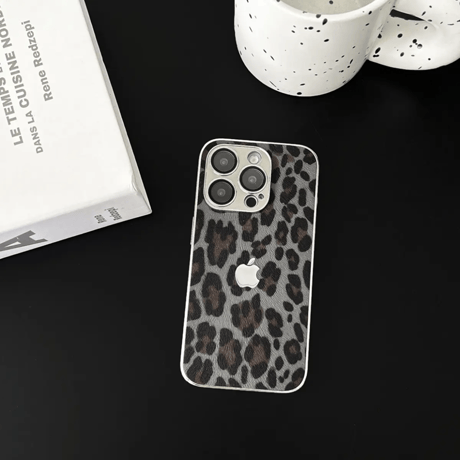 「321」ヒョウ 柄 アイ フォン ケース レオパード iphone16pro ケース 大人可愛い カメラフィルム付き