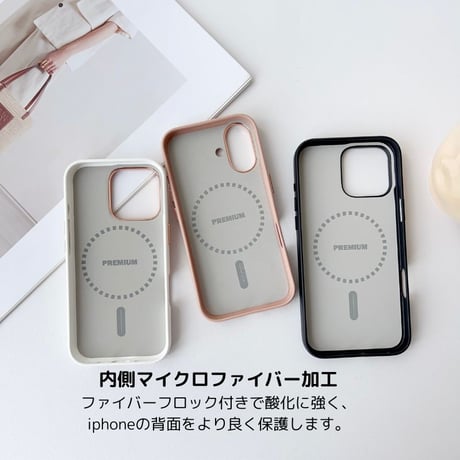 「285」マグセーフ ケース iphone16/16pro ケース レザー スマホケース 可愛い シンプル