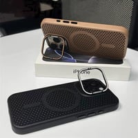 「372」iphone17/16/15 ケース 放熱 magsafe ケース iphone スタンド 付き ケース
