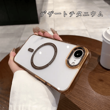 「361」iphone17e/16e ケース クリア magsafe対応 iphone16/15 ケース おしゃれ