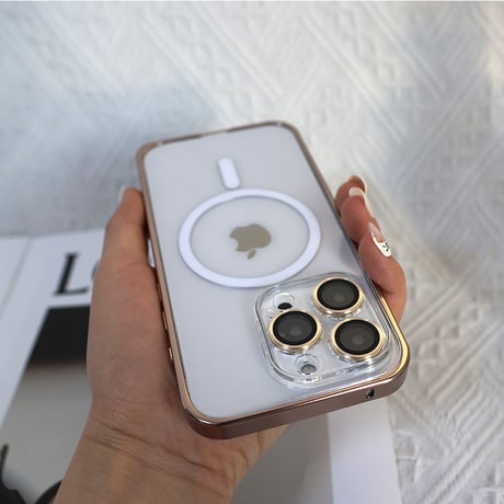 【半額セール】半透明 マット質感 iPhoneケース カメラ保護フィルム付き