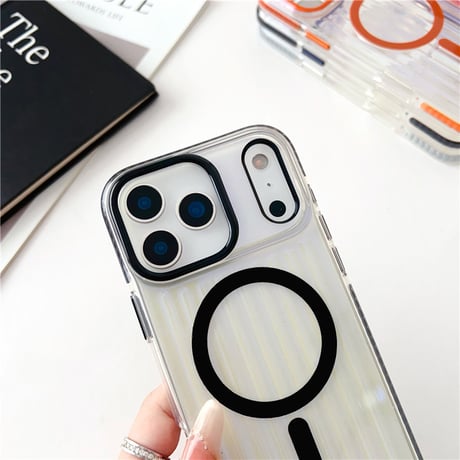 「432」iphone17 ケース magsafe対応 iphone17pro/17air クリアケース 耐衝撃