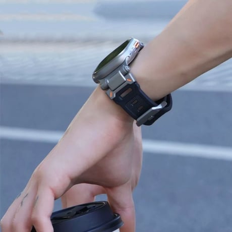 「129」アップル ウォッチ バンド 高級 メンズ apple watch シリコン バンド スポーツ