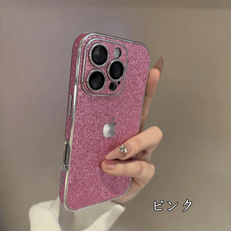 「357」キラキラ の スマホケース カメラ保護 iphone16pro/16plus ケース 可愛い 韓国