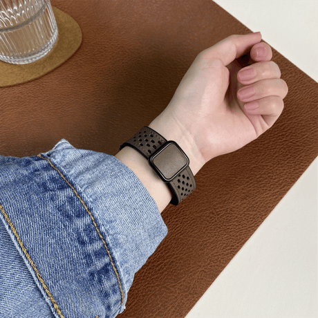 「216」apple watch Series 10/11 バンド 蒸れ ない アップルウォッチバンド マグネット 男女兼用